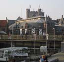 Ghent-Graslei-bridgeandcastleview